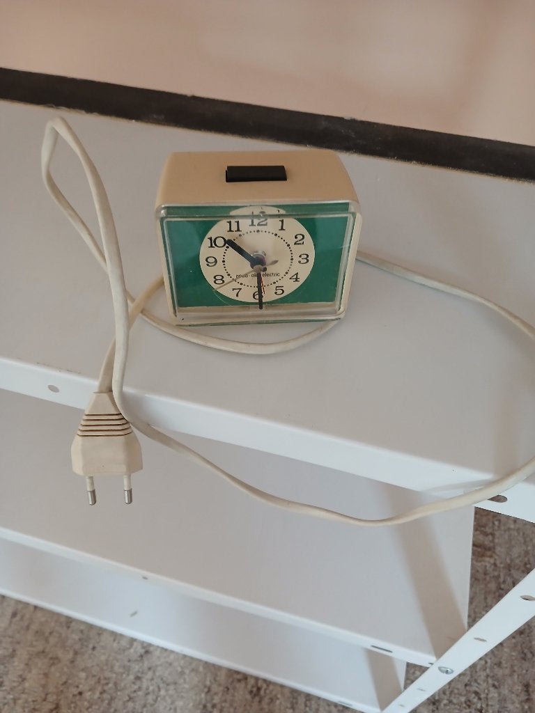 vintage wekker klok slaapkamer, Ophalen of Verzenden
