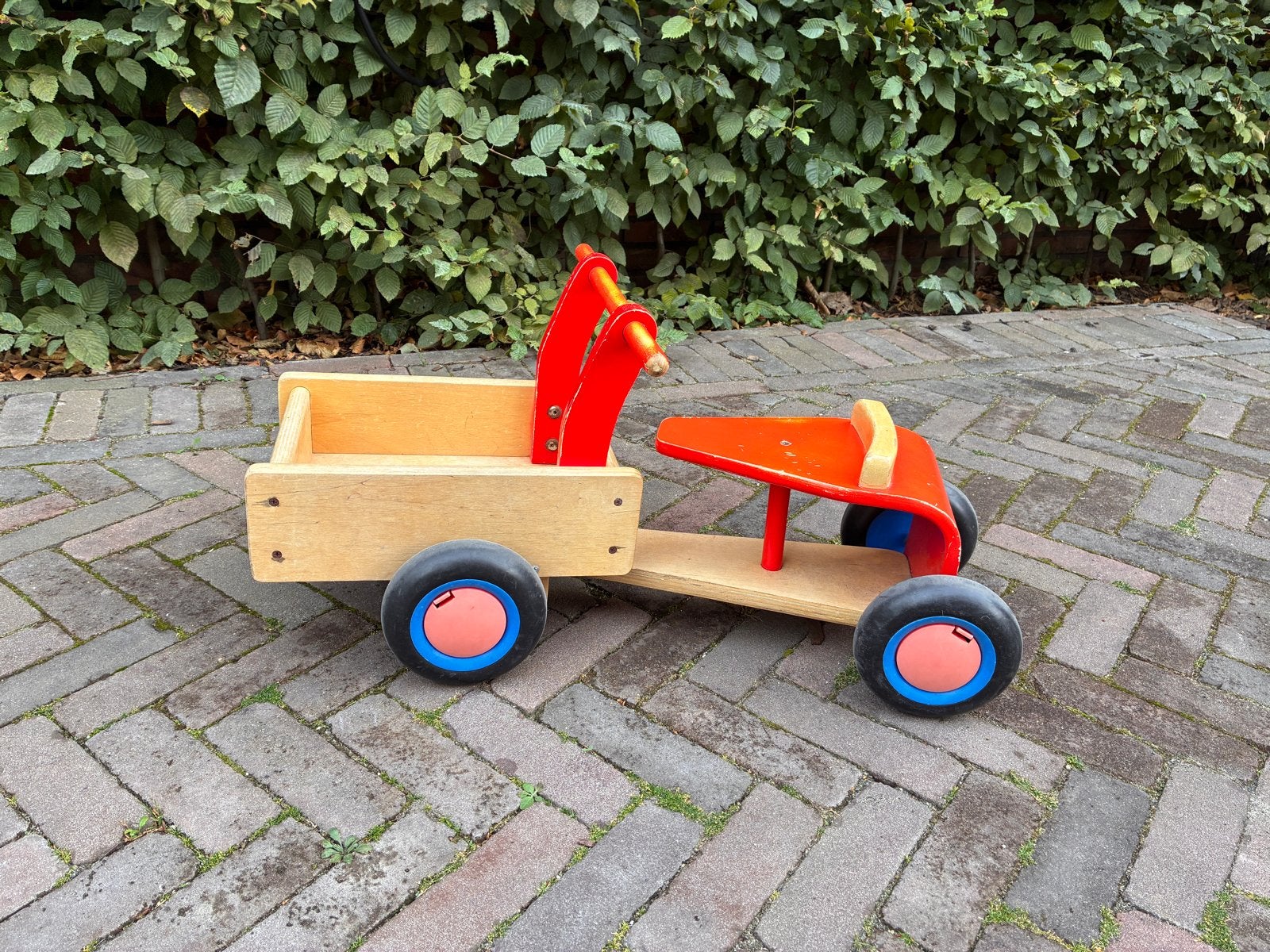 Houten kinderbakfiets in goede staat, Ophalen, Gebruikt, Overige typen