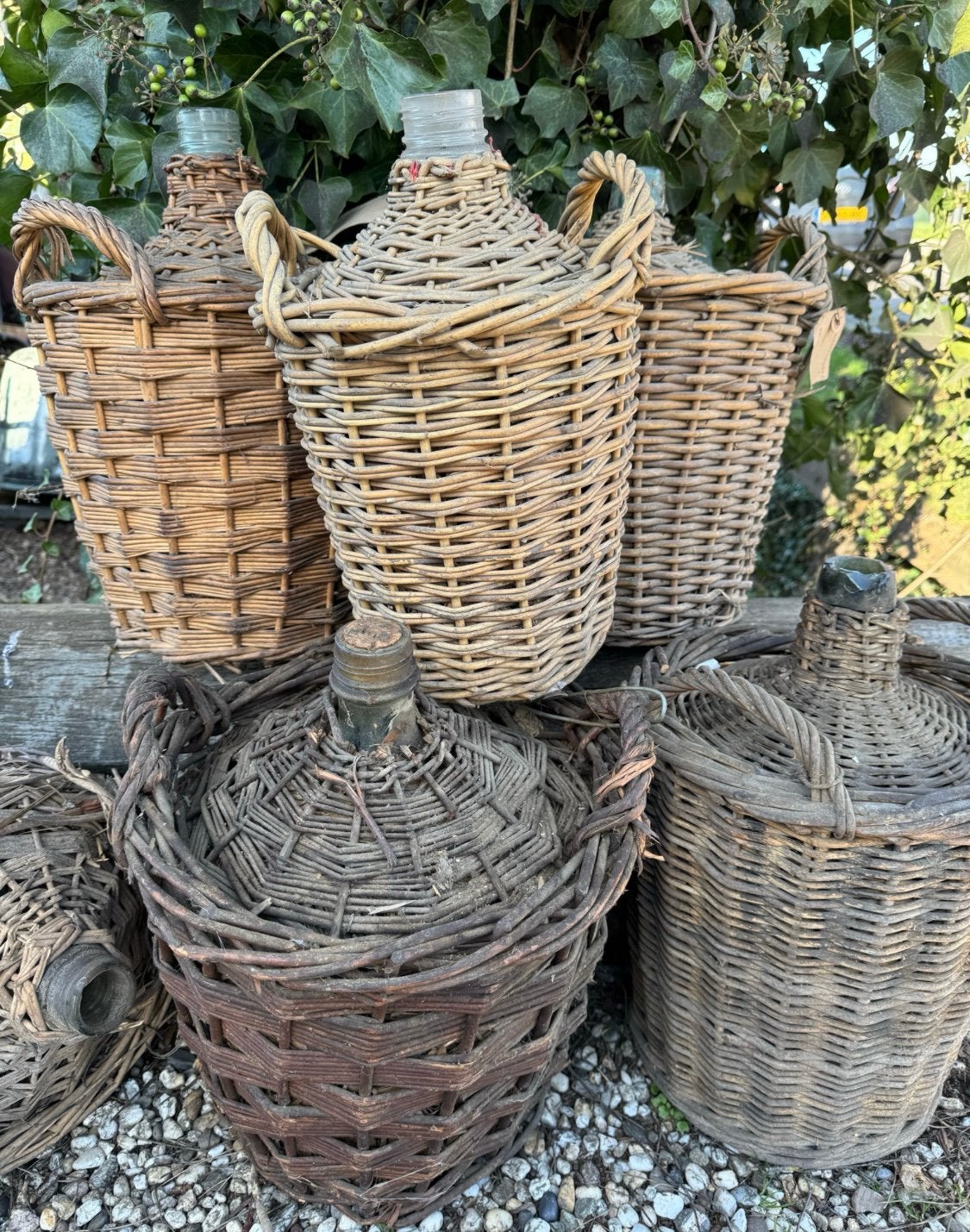 Vintage mandflessen brocante, Antiek en Kunst, Curiosa en Brocante, Ophalen