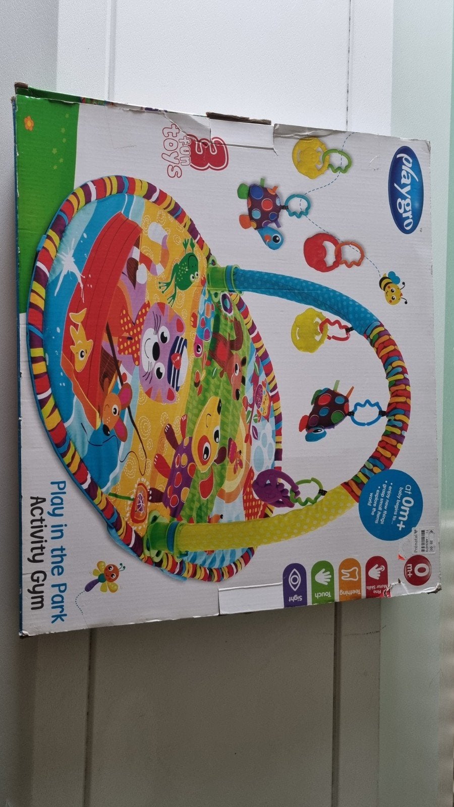Playgro Speelkleed 'Play in the Park' Activity Gym, Ophalen, Zo goed als nieuw, Speelkleed, Met geluid