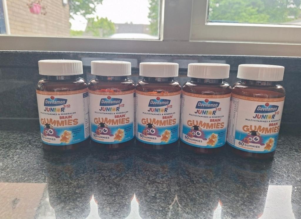 Davitamon junior brain gummies, Ophalen of Verzenden
