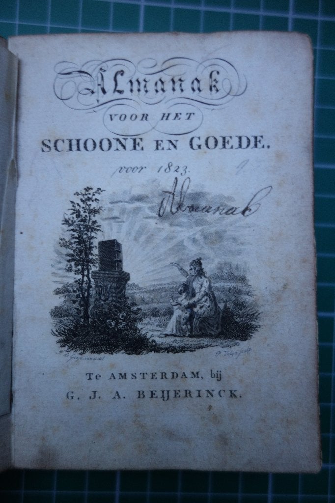Almanak voor het schoone en goede 1823, Ophalen of Verzenden
