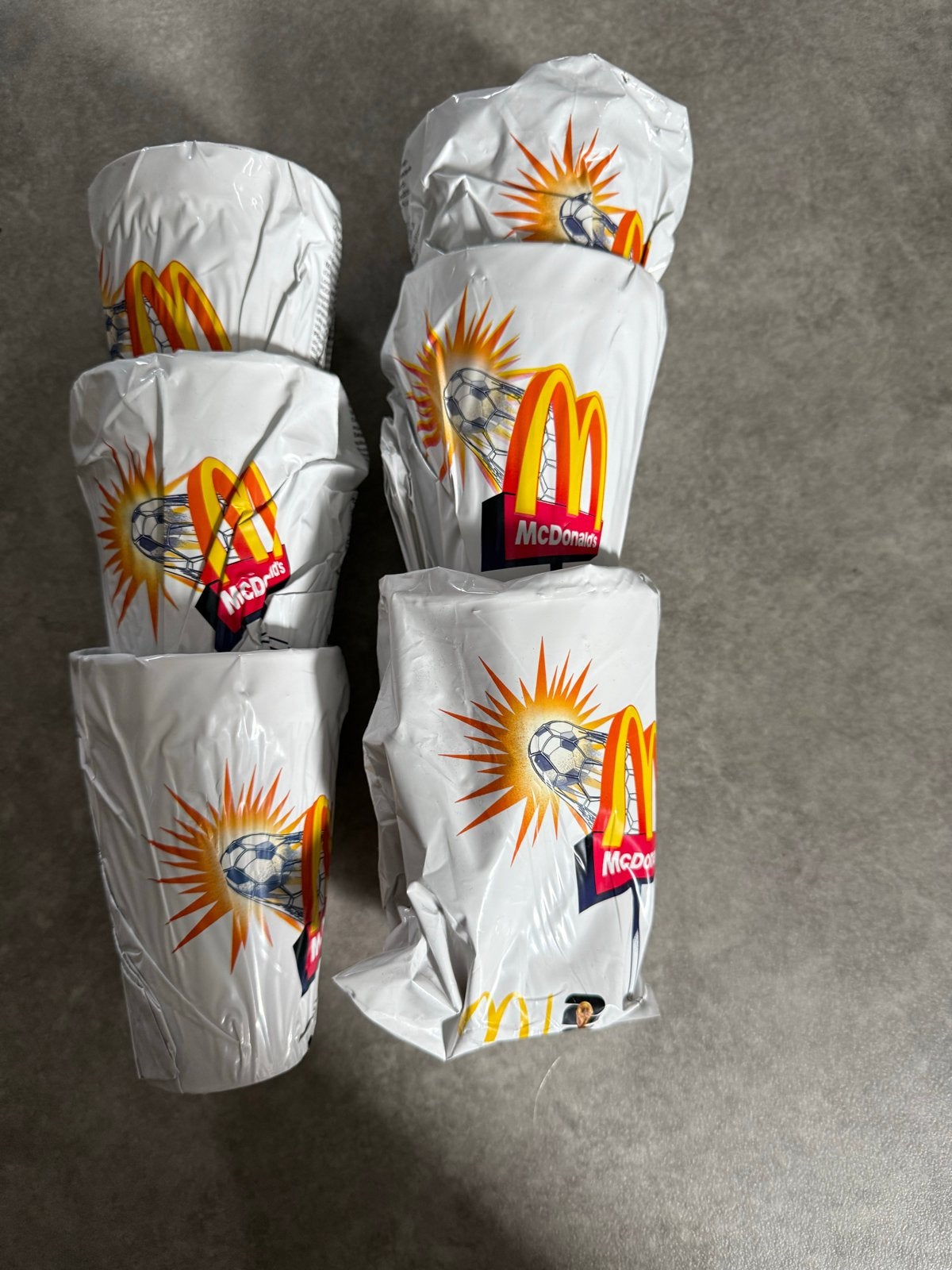 6x McDonald's WK Voetbal Glazen - Nieuw in verpakking, Verzamelen, Ophalen of Verzenden, Nieuw