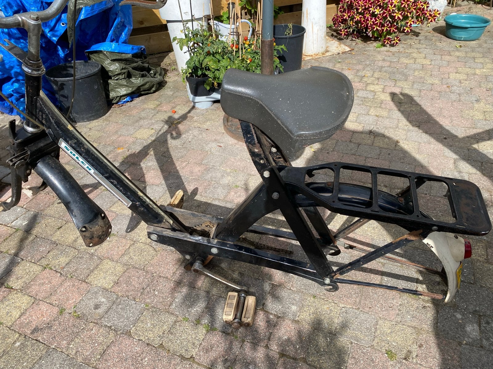 Solex frame - onderdelen of restauratie, Fietsen en Brommers, Ophalen, Gebruikt, Maximaal 25 km/u