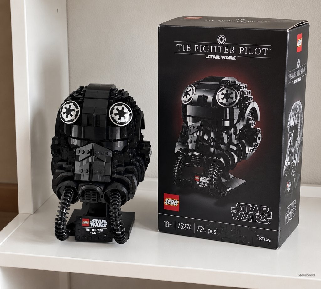 Lego Star Wars TIE Fighter Pilot helm 75274, Ophalen, Inclusief instructies, Star Wars, Lego