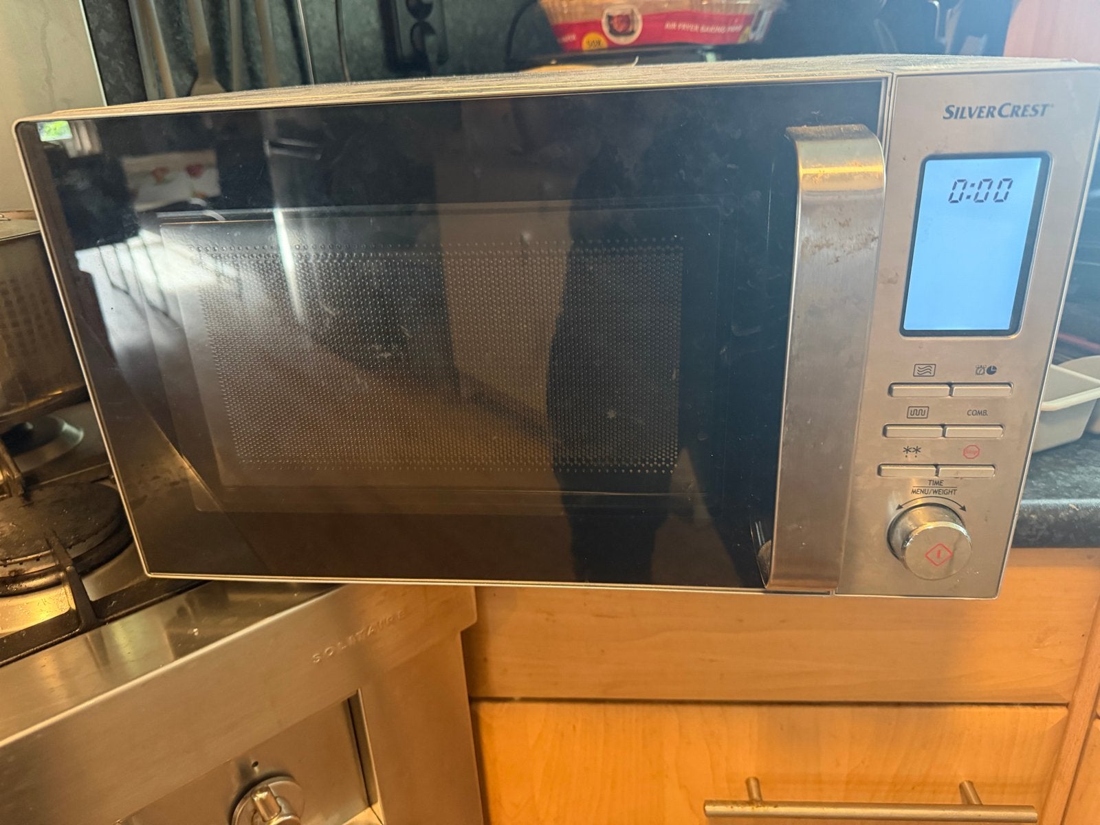 SilverCrest Magnetron met Grillfunctie, Witgoed en Apparatuur, Gebruikt, Grill, Ophalen of Verzenden, Magnetron