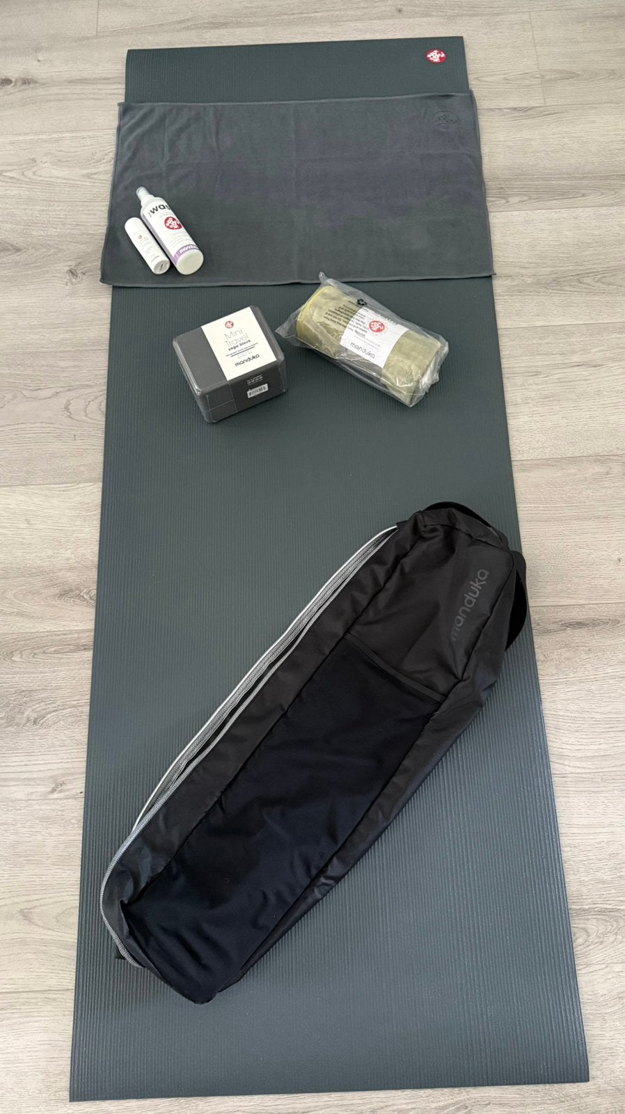 Manduka PRO Yoga Mat incl. tas + accessoires, Ophalen, Zo goed als nieuw, Yogamat