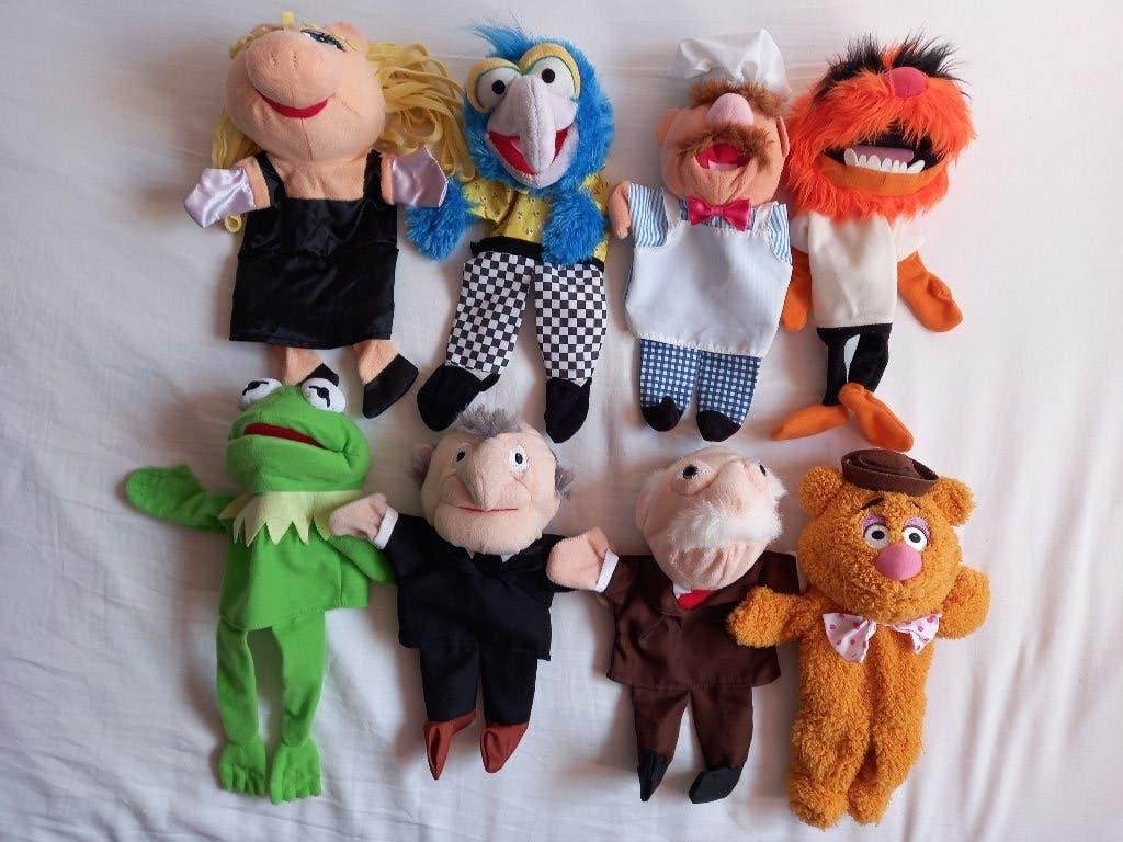 Muppetshow Handpoppen 8 stuks, Overige typen, Ophalen of Verzenden, Zo goed als nieuw, Middelgroot (20 tot 80 cm)