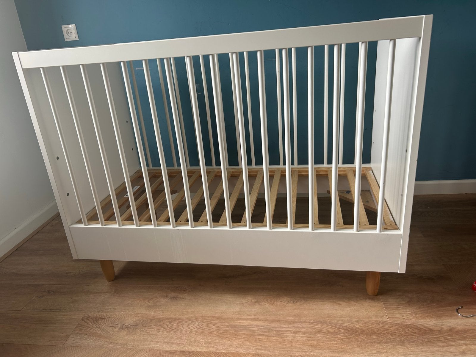 BABYLEDIKANT 120X60 «BOCCA», Kinderen en Baby's, Babywiegjes en Ledikanten, Ophalen, Zo goed als nieuw, Ledikant