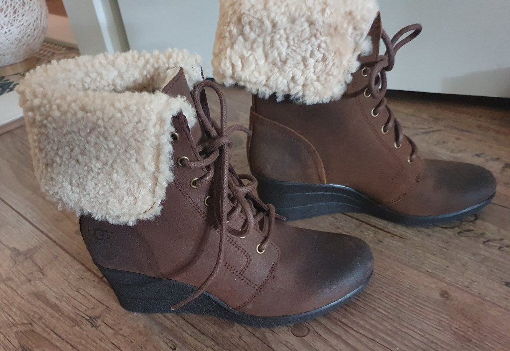 Laarzen  uggs  origineel   splinternieuwe, Hoge laarzen, Bruin, Verzenden, Nieuw