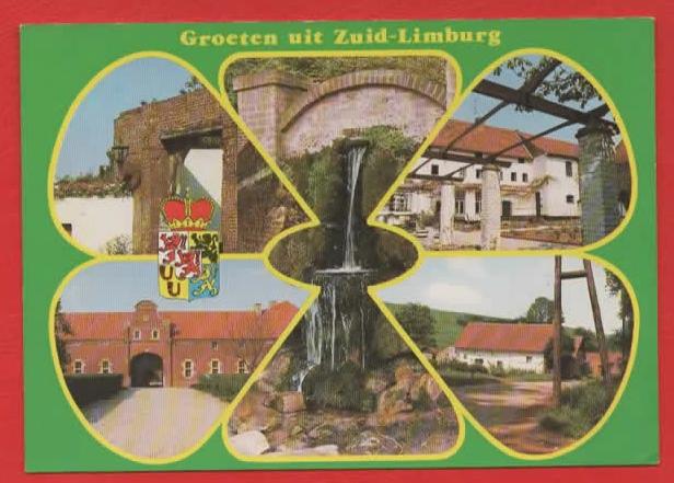 Zuid-Limburg - meerluik met veel Hoeve's - 1980 - Ong., Verzenden, 1960 tot 1980, Ongelopen, Limburg