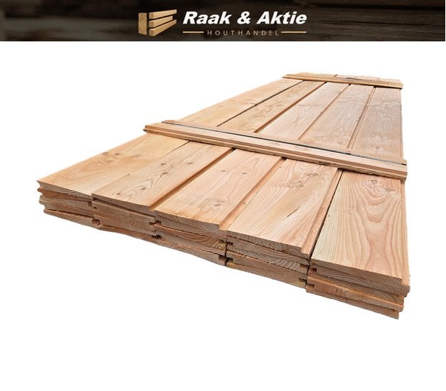 14.8 m2 Douglas Zweeds rabat - nr: TP168, Ophalen, Nieuw, 250 cm of meer, Planken