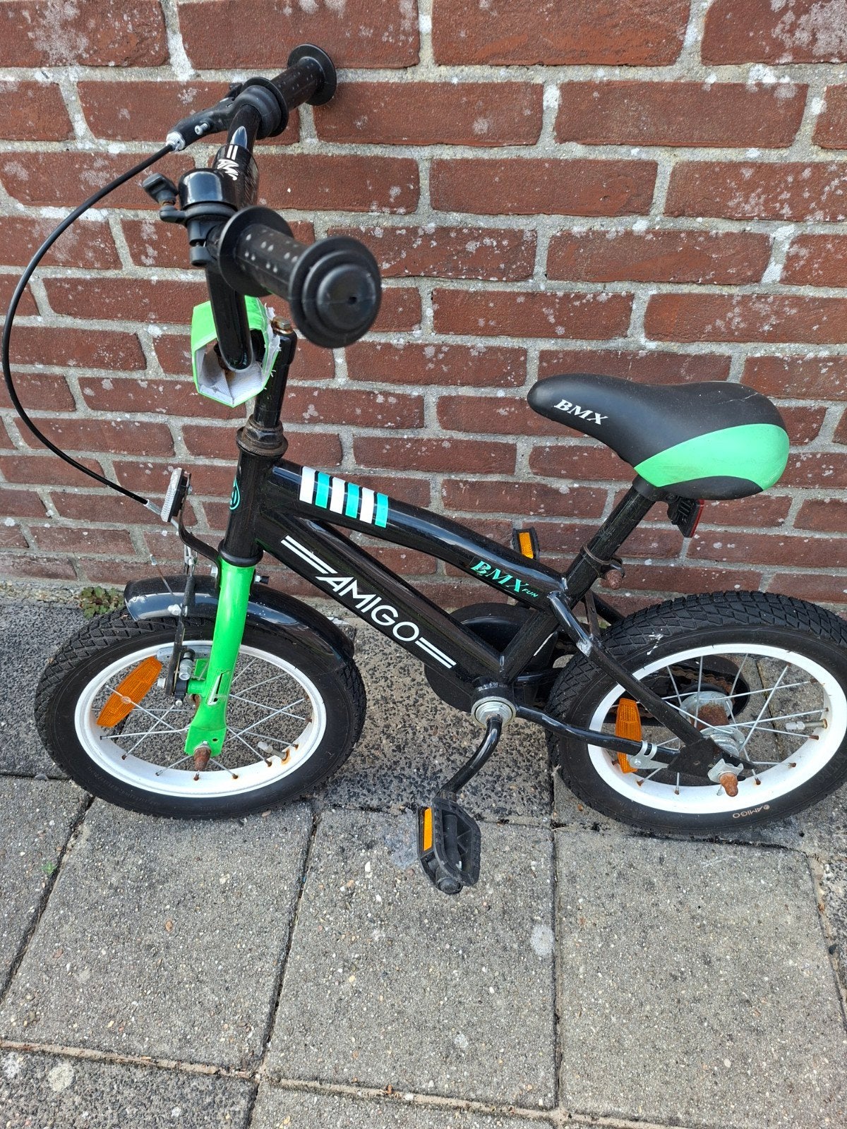 2 stoere jongens fietsen, Fietsen en Brommers, Ophalen, Terugtraprem, Amigo BMX, Minder dan 16 inch