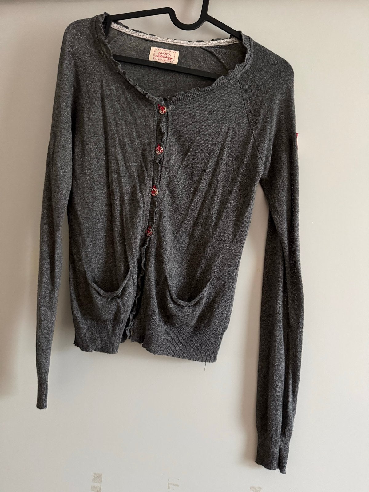 Avoca Anthology Grijs Vestje Maat S, Ophalen, Zo goed als nieuw, Maat 36 (S), Grijs