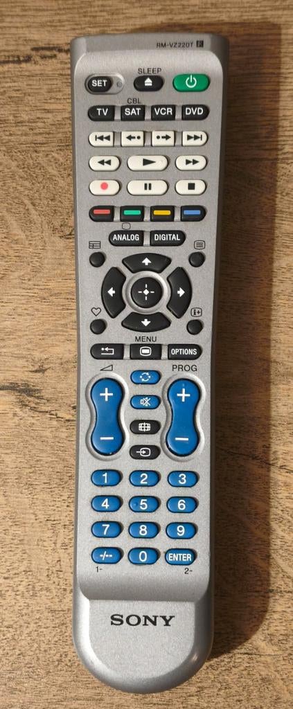 Sony RM-VZ220T Afstandsbediening voor TV/VCR/DVD, Ophalen of Verzenden, Gebruikt, Origineel, Tv