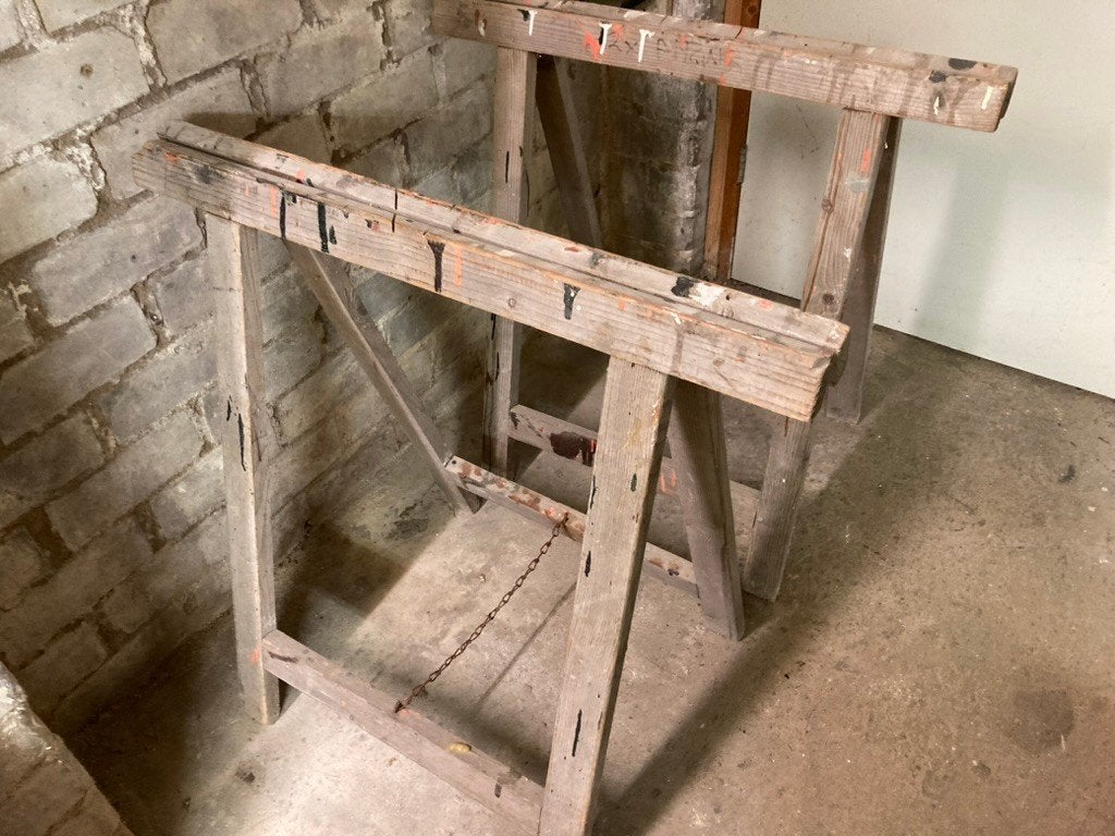 Vintage-gereedschap Vintage-schragen timmerman schragen deco, Doe-het-zelf en Verbouw, Gereedschap | Handgereedschap, Ophalen