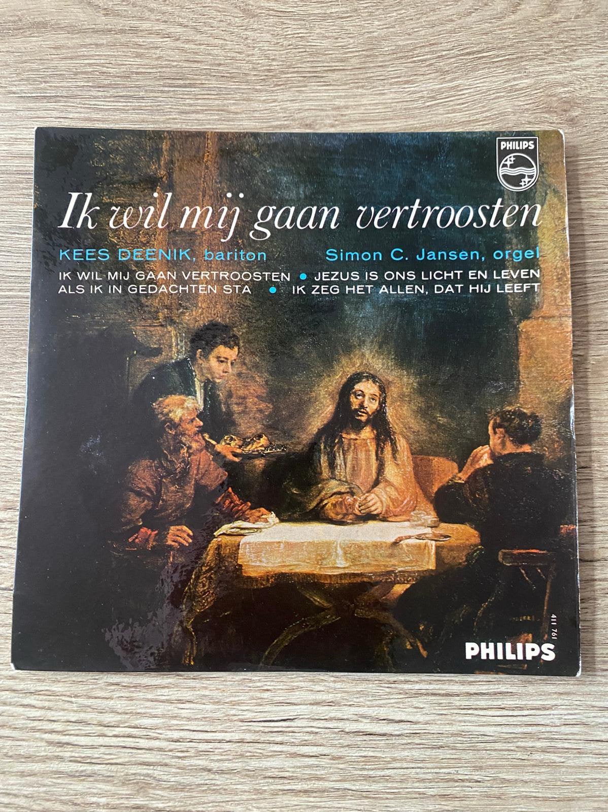 Kees Deenik – Ik wil mij gaan vertroosten | Philips EP, Gebruikt, 7 inch, Ophalen of Verzenden, Levenslied of Smartlap