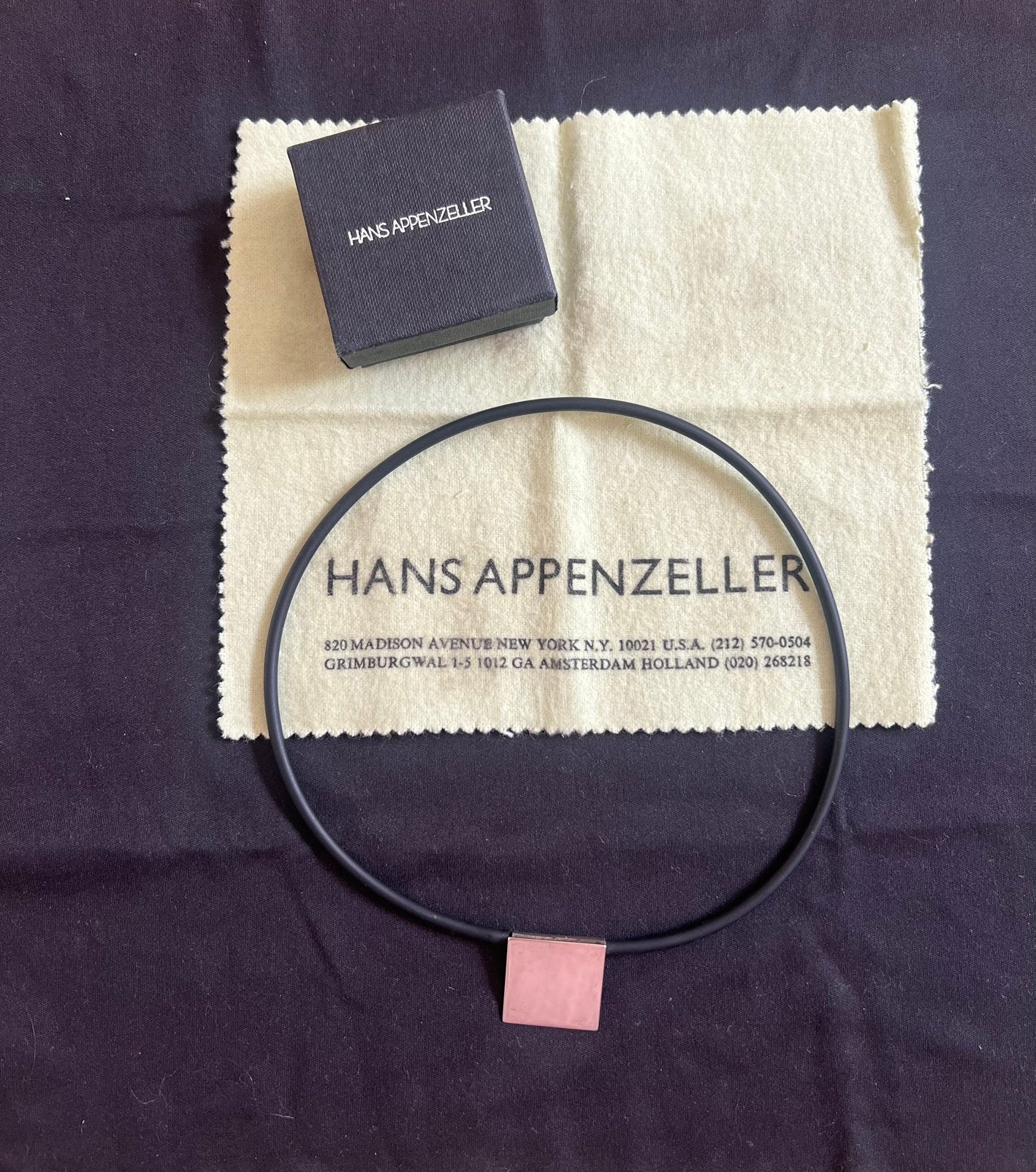 Hans Appenzeller zilveren halssierraad 80-90’er jaren, Ophalen of Verzenden, Zilver