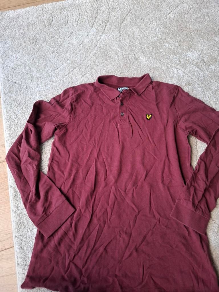 Lyle & Scott longsleeve polo maat 14/15 jaar (S 176), Kinderen en Baby's, Kinderkleding | Maat 170, Ophalen of Verzenden, Gebruikt