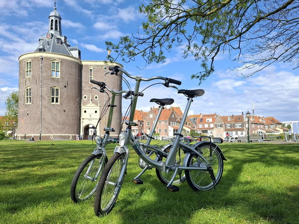 Vouwfiets verhuur Enkhuizen, 20 inch of meer, Velgrem, Versnellingen, Nieuw