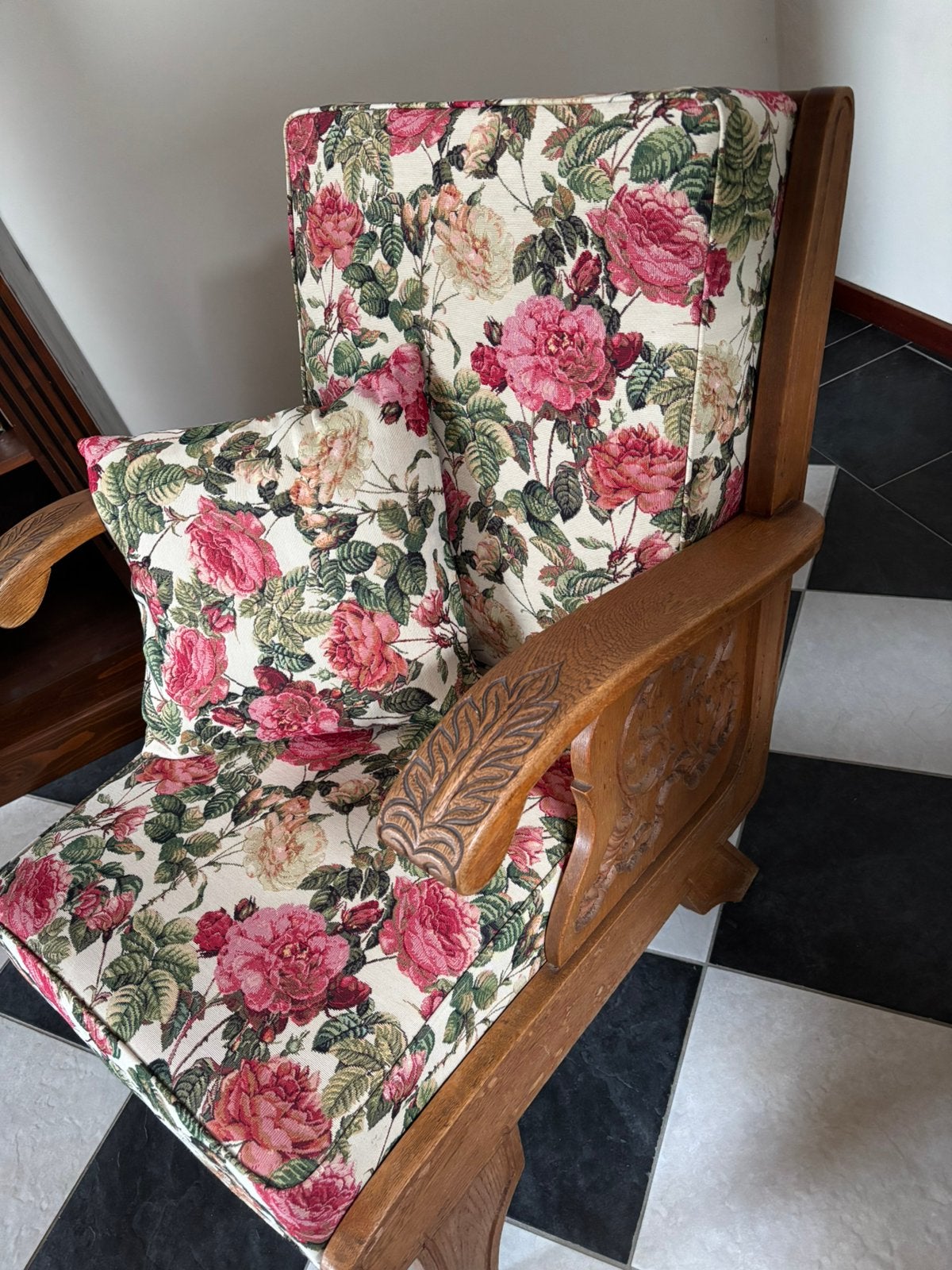 Mooie gave fauteuil, Antiek en Kunst, Ophalen