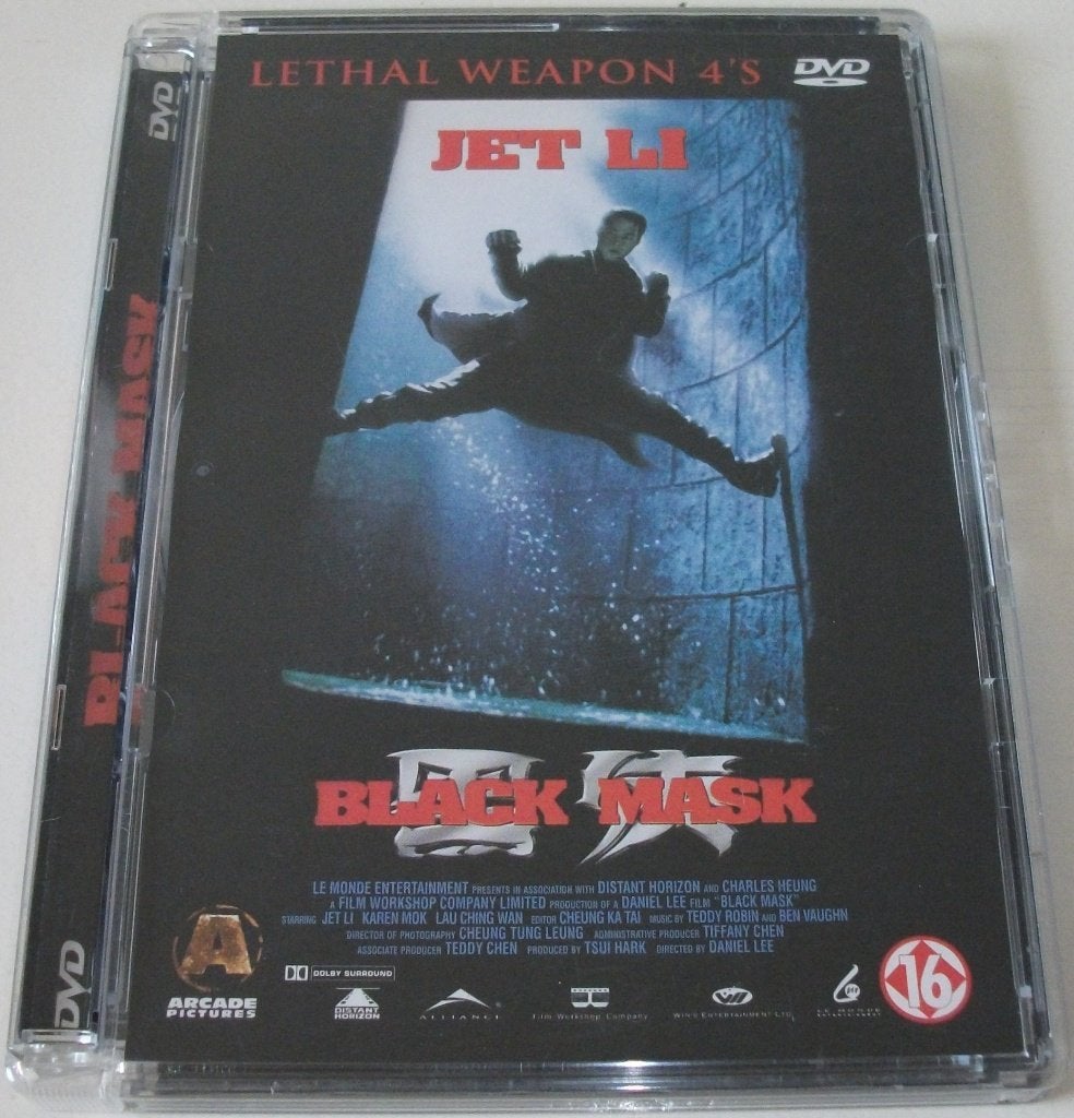 Dvd *** BLACK MASK *** Oorlog in de Japanse onderwereld, Engels, Vanaf 16 jaar, Nederlands, Actie