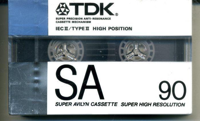 TDK SA 90N Type II cassette NIEUW GESEALD, Overige genres, 1 bandje, Ophalen of Verzenden, Nieuw in verpakking