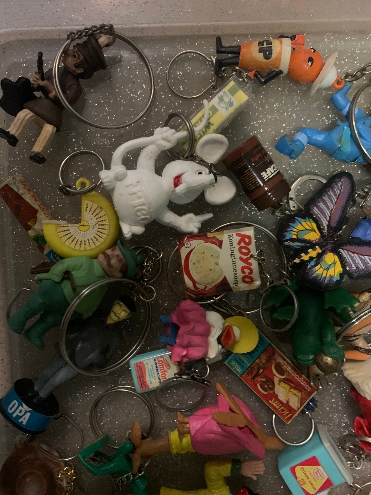 SLEUTELHANGERS VINTAGE VERSCHILLENDE, UNIEKE EXEMPLAREN, Ophalen of Verzenden, Zo goed als nieuw