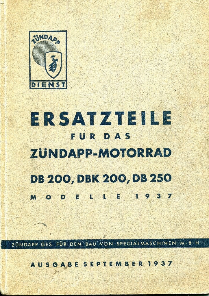 ZUNDAPP oldtimer DOCUMENTATIE-(#9089), Ophalen of Verzenden, Overige merken
