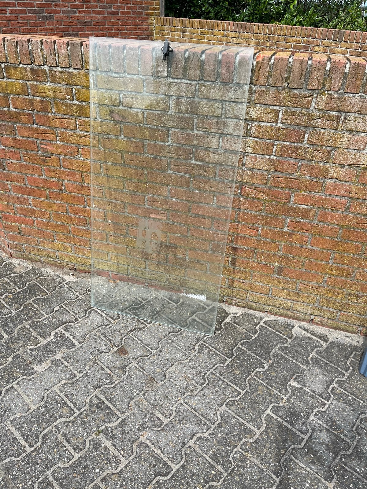 2x Gehard Glasplaten 123x65 cm, Doe-het-zelf en Verbouw, Glas en Ramen, Ophalen, Gebruikt, Minder dan 80 cm, 120 tot 160 cm