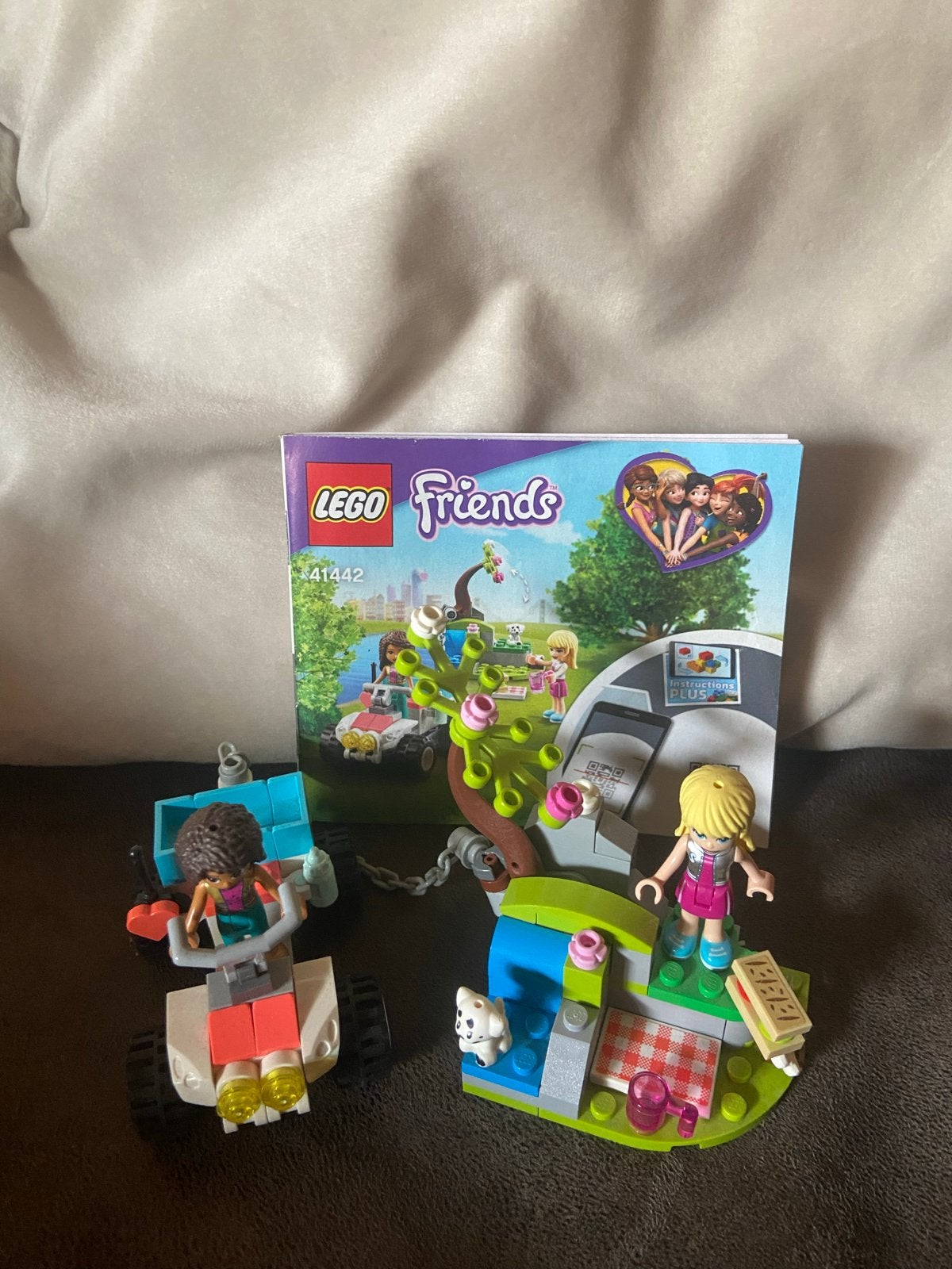 LEGO Friends Dierenkliniek Reddingsbuggy 41442 compleet, Lego, Friends, Ophalen of Verzenden, Zo goed als nieuw