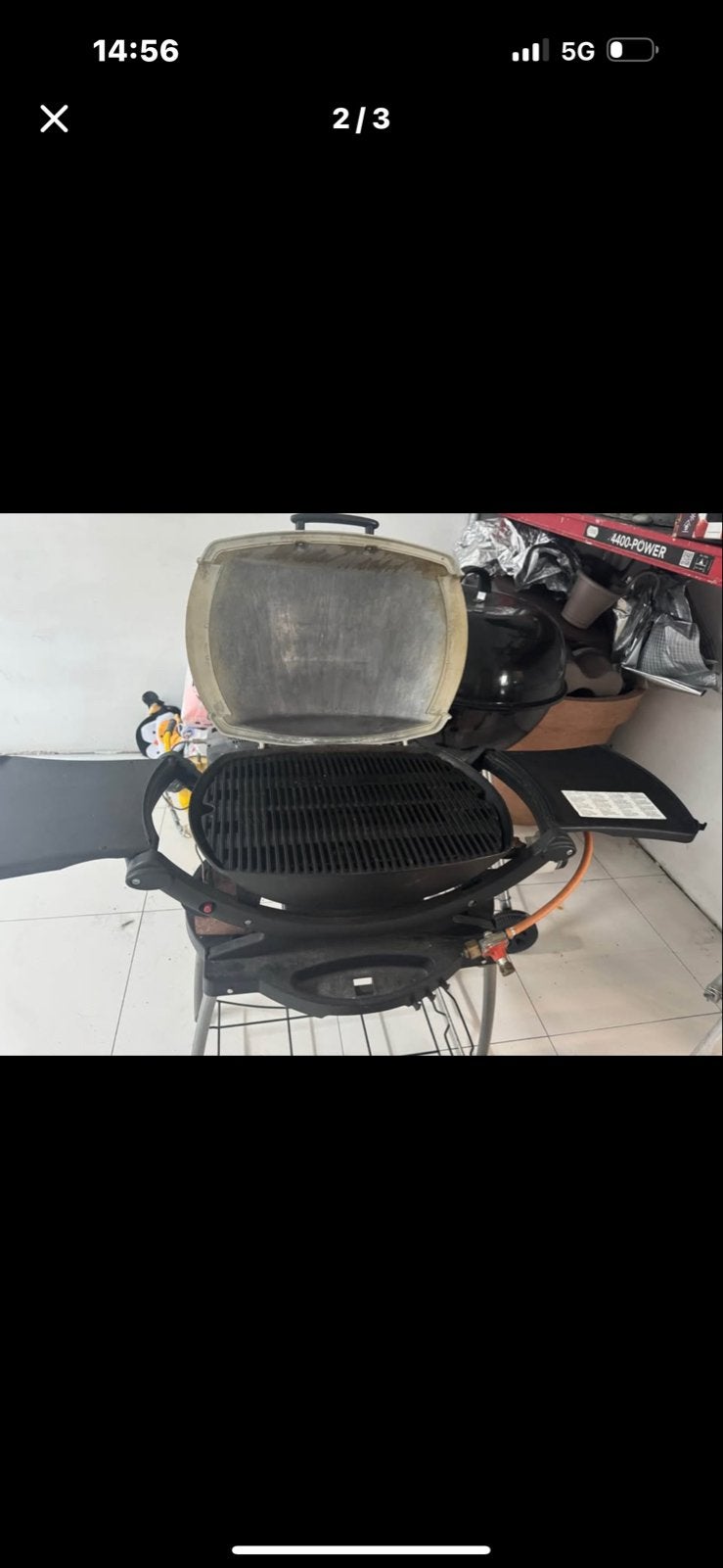Weber Q2000 Gasbarbecue met onderstel, Ophalen, Gebruikt