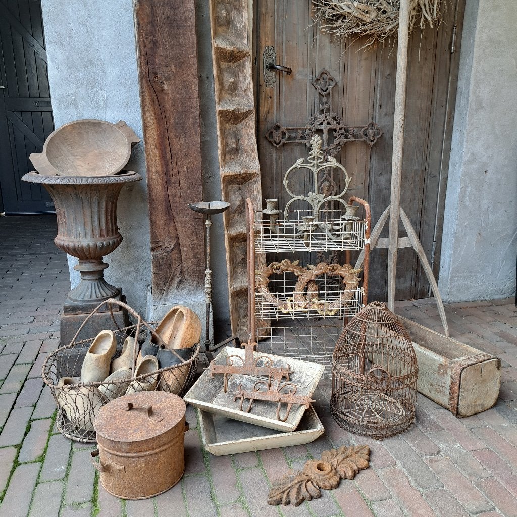 Landelijk brocante oud verweerd sober stoer decoratie Etage3, Gebruikt, ., Ophalen of Verzenden, .