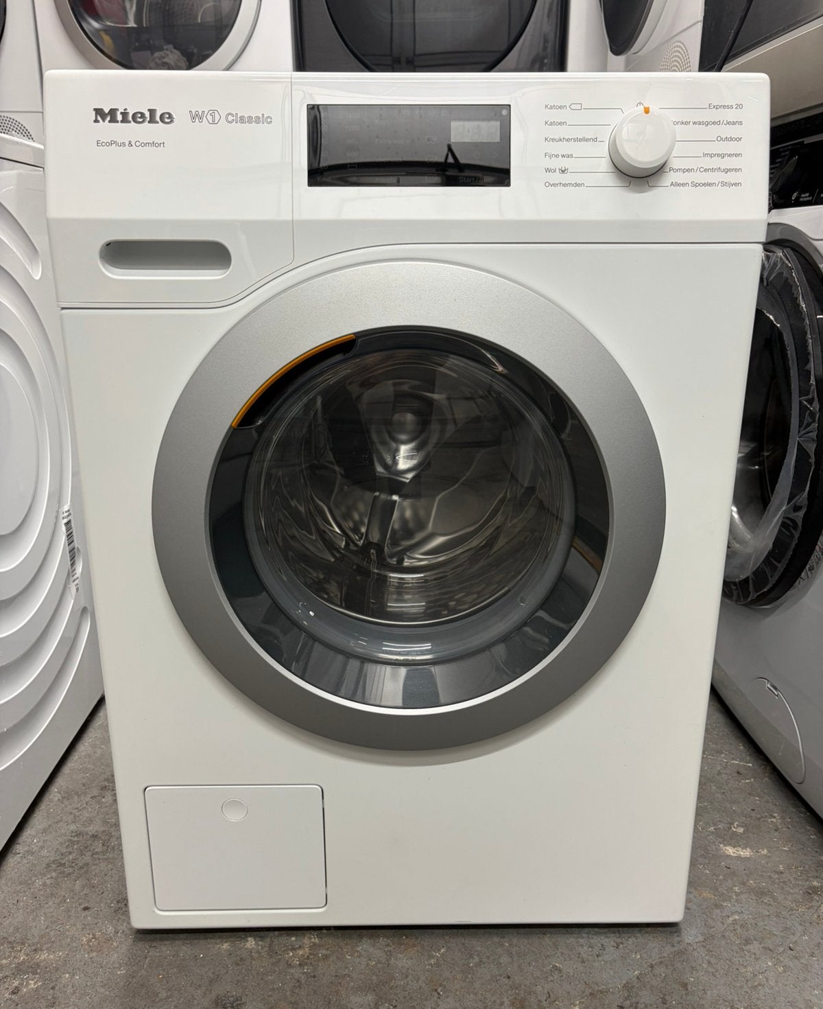 Miele W1 Classic wasmachine 8KG EcoPlus & Comfort, 1200 tot 1600 toeren, 8 tot 10 kg, Energieklasse A of zuiniger, Ophalen of Verzenden