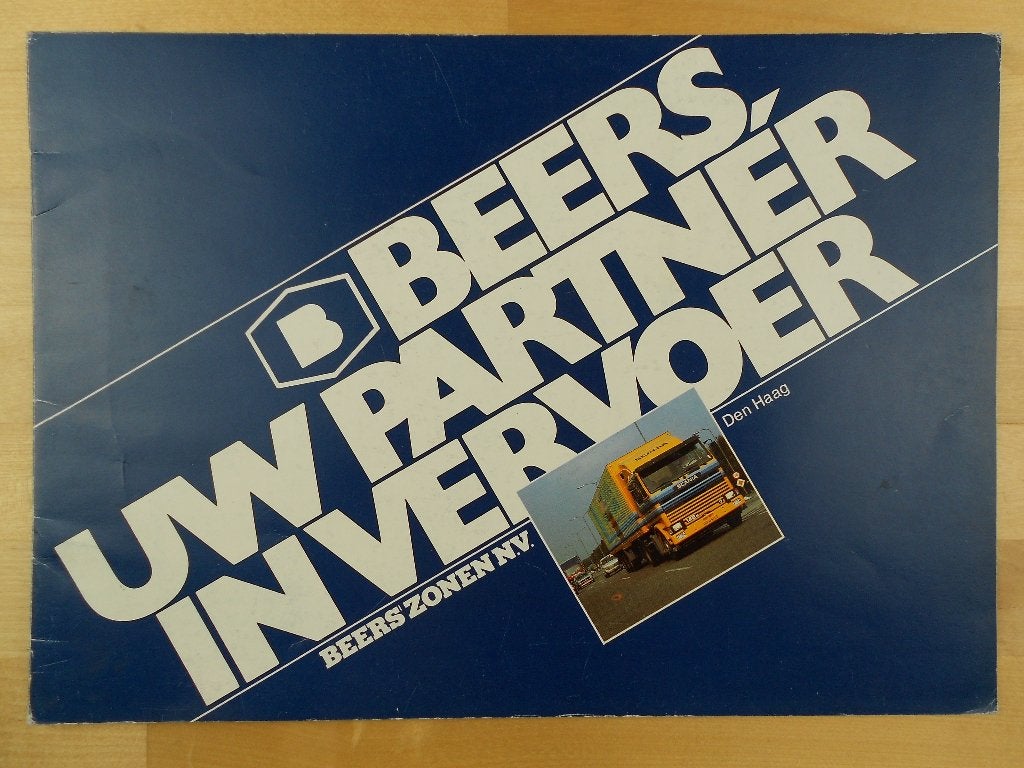 Scania Beers Brochure 1982, Ophalen of Verzenden, Zo goed als nieuw, Overige merken, Scania