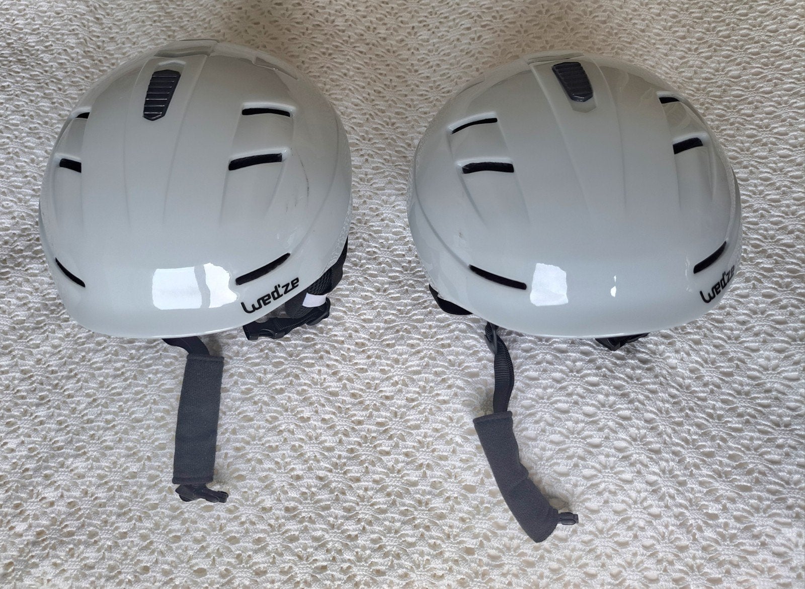 Decatlon Skihelm maat 54/58 wit, Overige merken, Overige typen, Ophalen of Verzenden, Zo goed als nieuw