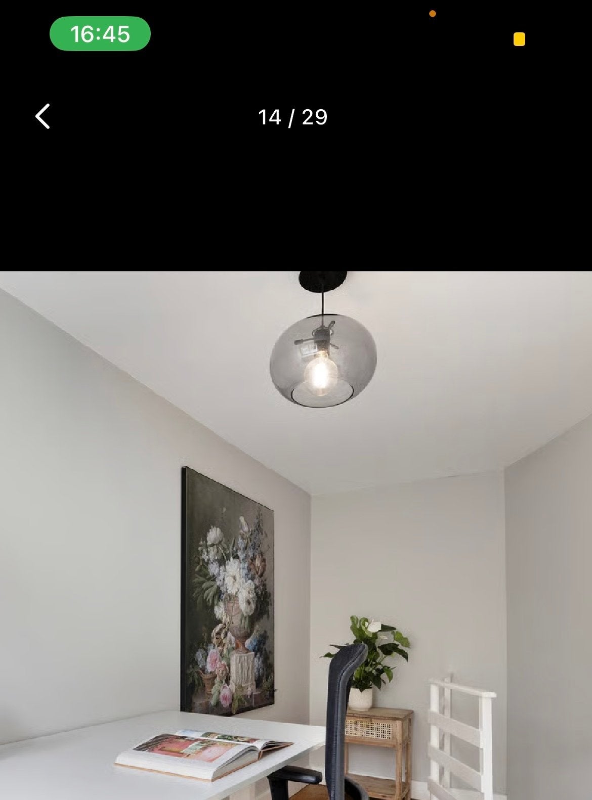 Frandsen Kobe Hanglamp, Ophalen, Zo goed als nieuw, Glas, Minder dan 50 cm