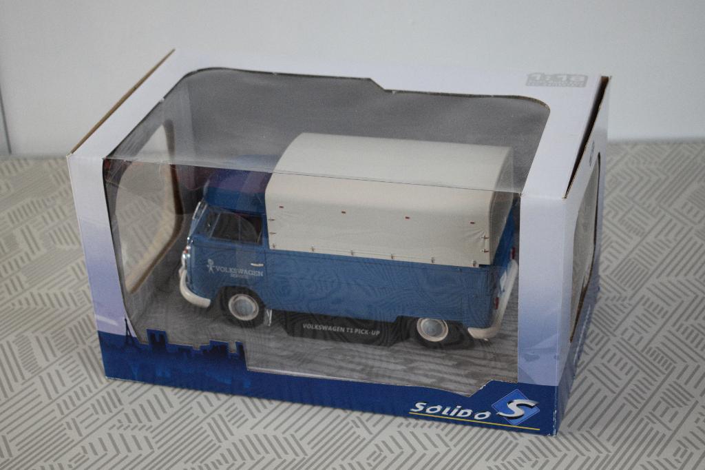 Miniatuur 1:18 nieuwe solido VW T1 pickup volkswagen service, Ophalen of Verzenden, Nieuw, Solido