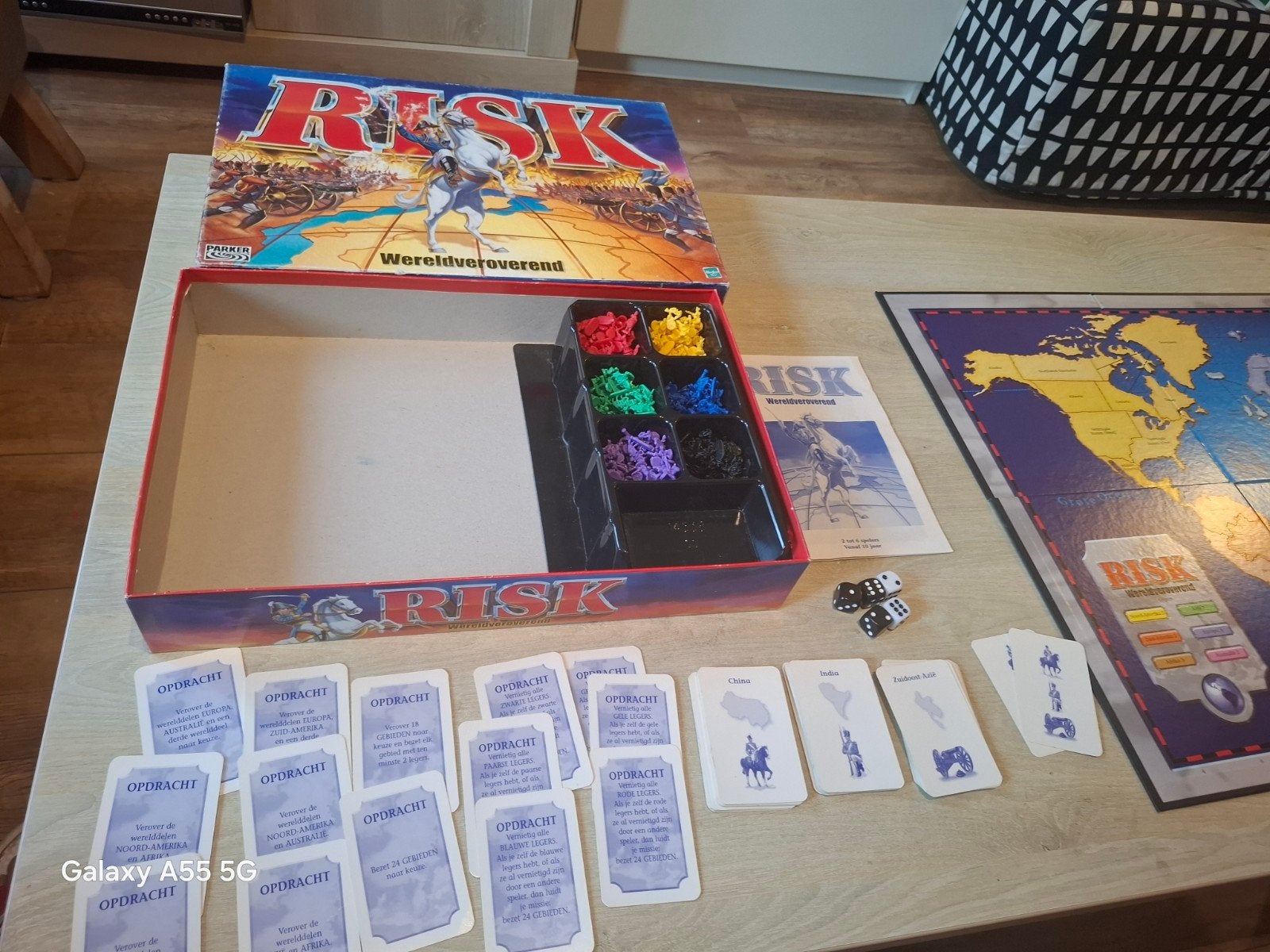 Risk Wereldveroverend Bordspel - Compleet en Goede Staat, Hobby en Vrije tijd, Gezelschapsspellen | Bordspellen, Parker, Gebruikt