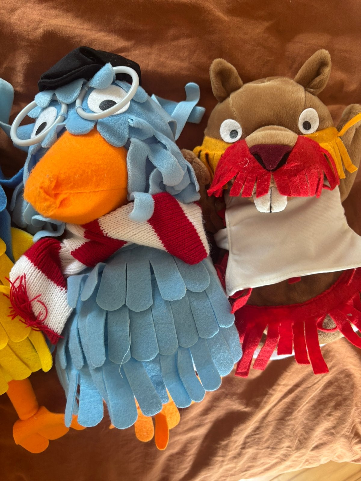 Handpoppen fabeltjeskrant collectie, Kinderen en Baby's, Speelgoed | Knuffels en Pluche, Ophalen of Verzenden, Zo goed als nieuw