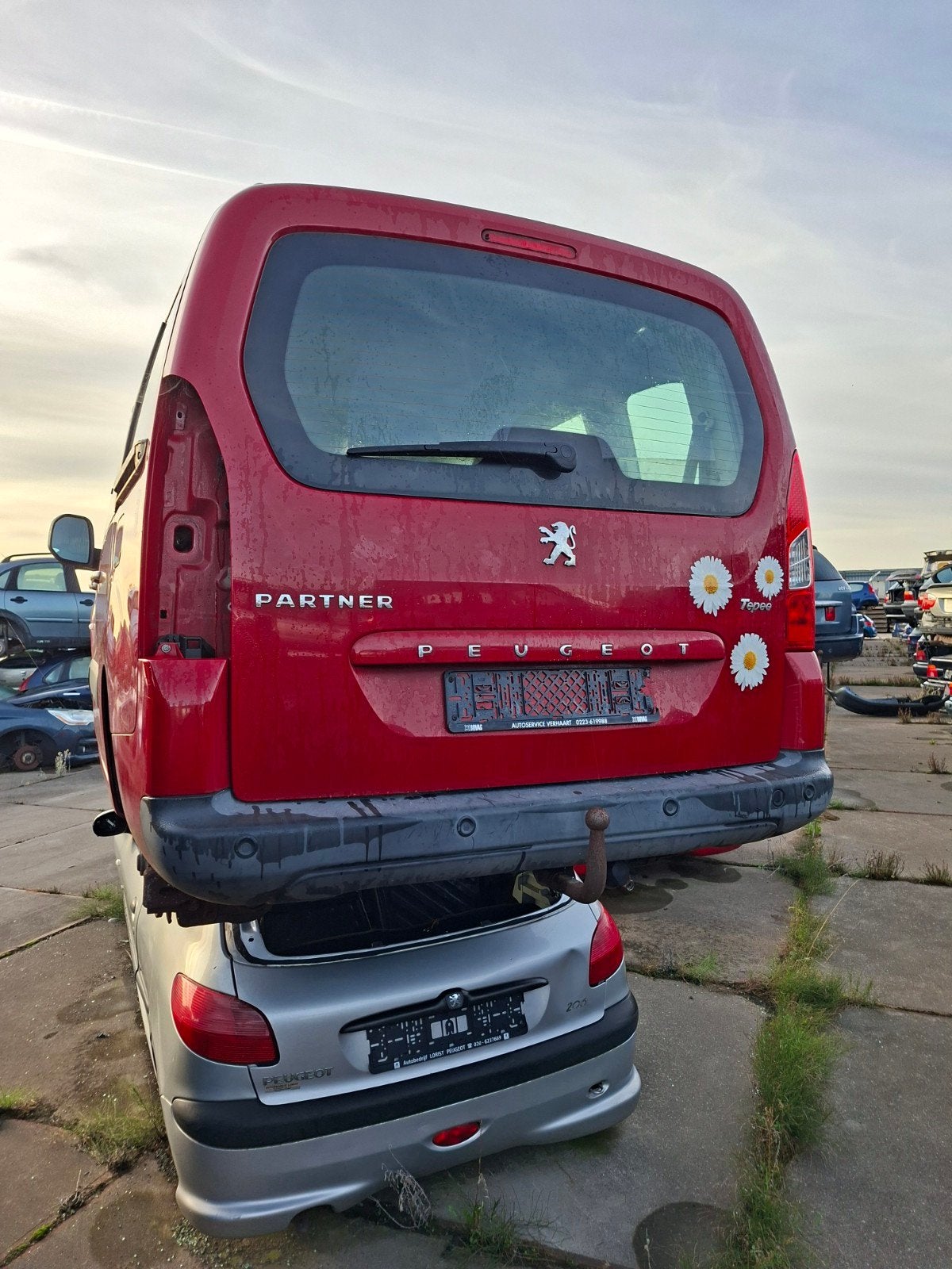 Peugeot Partner Tepee achterklep voorbumper, Ophalen of Verzenden, Peugeot