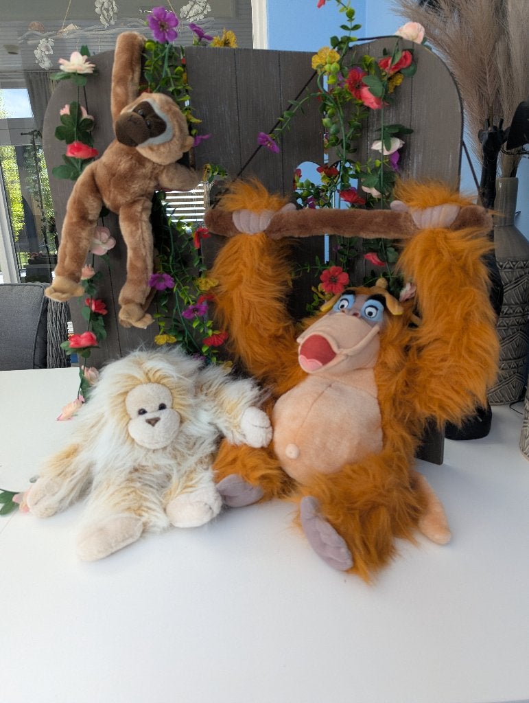 Apen Knuffels, Kinderen en Baby's, Speelgoed | Knuffels en Pluche, Ophalen of Verzenden, Zo goed als nieuw, Overige typen