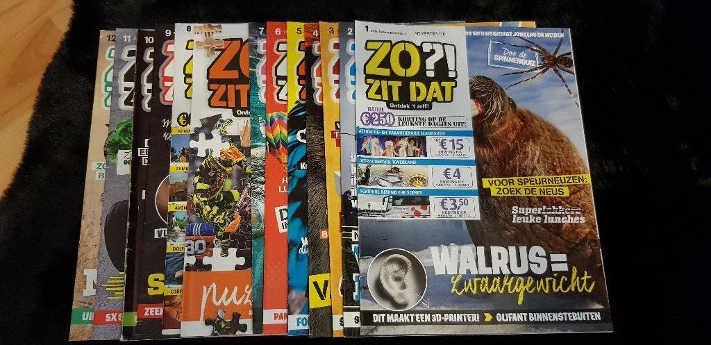 Zo Zit Dat, jaargang 2016, 13 nummers, incl. speciaal nr, Boeken, Ophalen of Verzenden, Zo goed als nieuw, Non-fictie