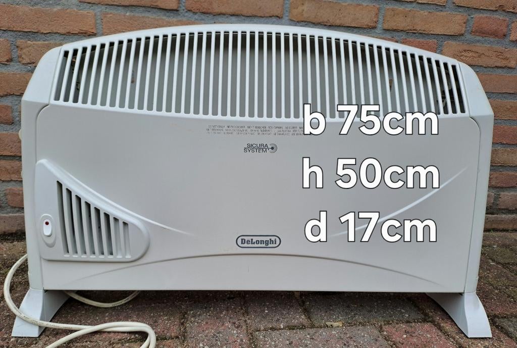 De'Longhi HCA320FS Elektrische Kachel 2000W, Ophalen
