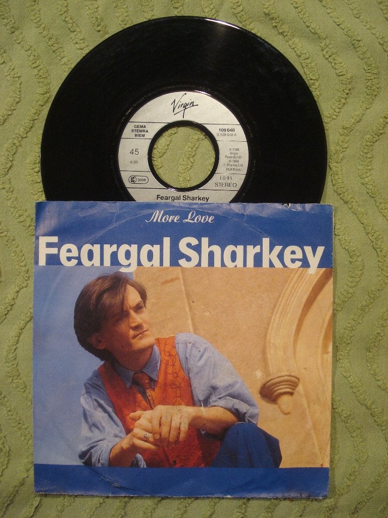 Feargal Sharkey 7" Vinyl Single: ‘More love’ (Duitsland), Ophalen of Verzenden, Gebruikt, 7 inch, Pop