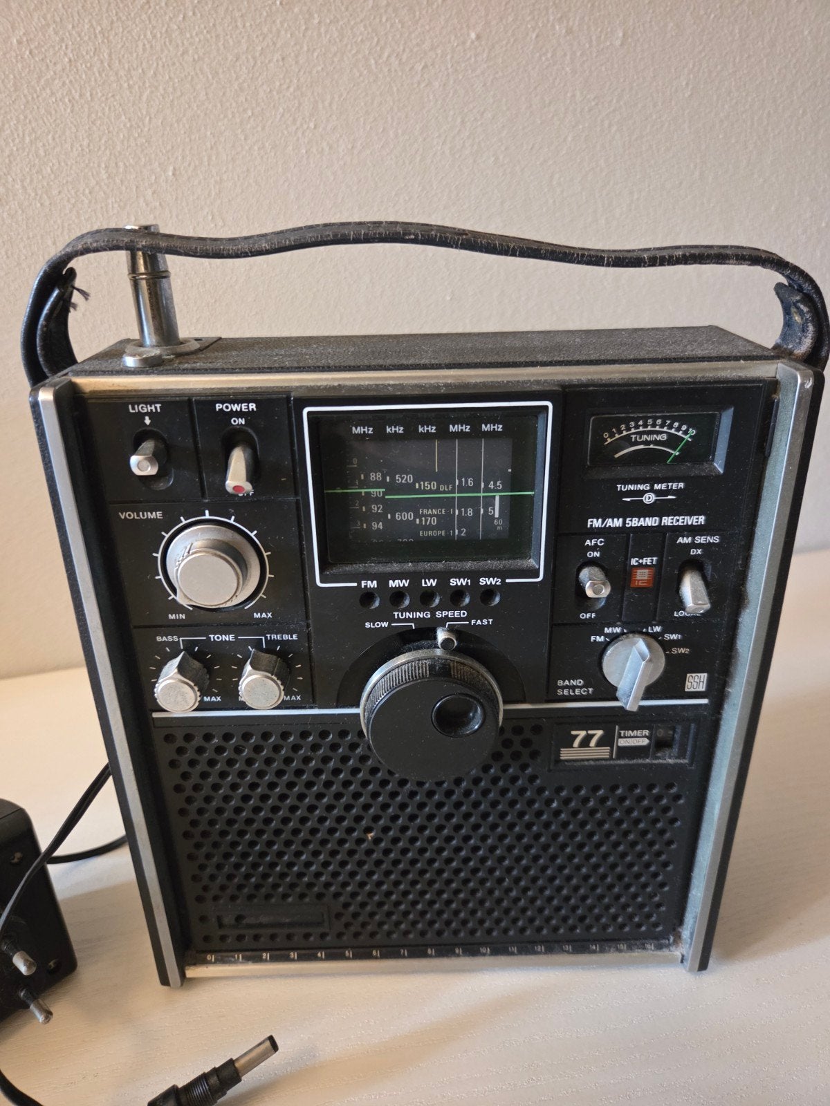 vintage radio Sony ICF 5800L zeer nette staat 1973-1978, Ophalen of Verzenden, Zo goed als nieuw