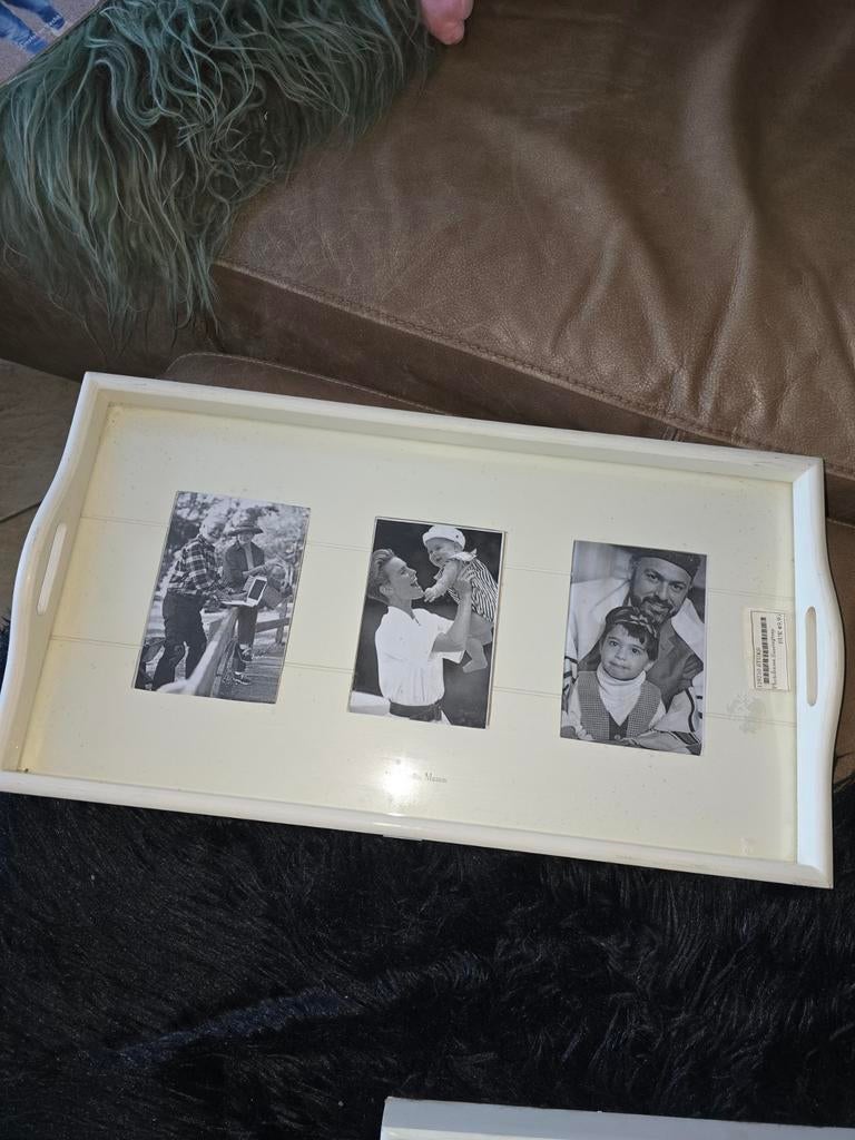 Riviera maison dienblad met foto's, Ophalen of Verzenden, Hout