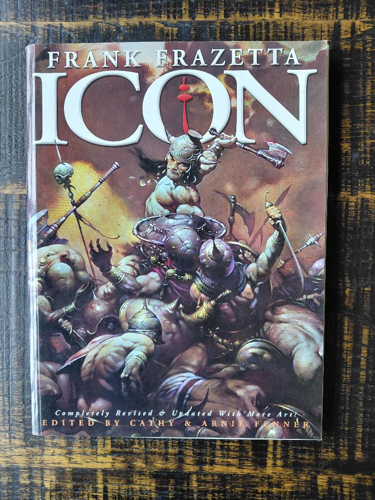 Boek Icon van Frank Frazetta, Gelezen, Ophalen of Verzenden, Overige onderwerpen, Zie beschrijving
