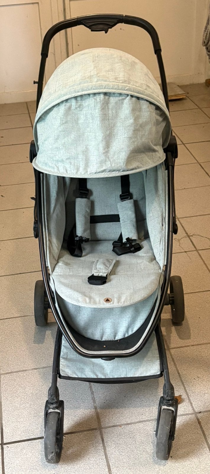 Buggy Topmark, goede staat lichtgroen vanaf 6 mndn, tot 15kg, Ophalen, Gebruikt, Overige merken, Zonnekap