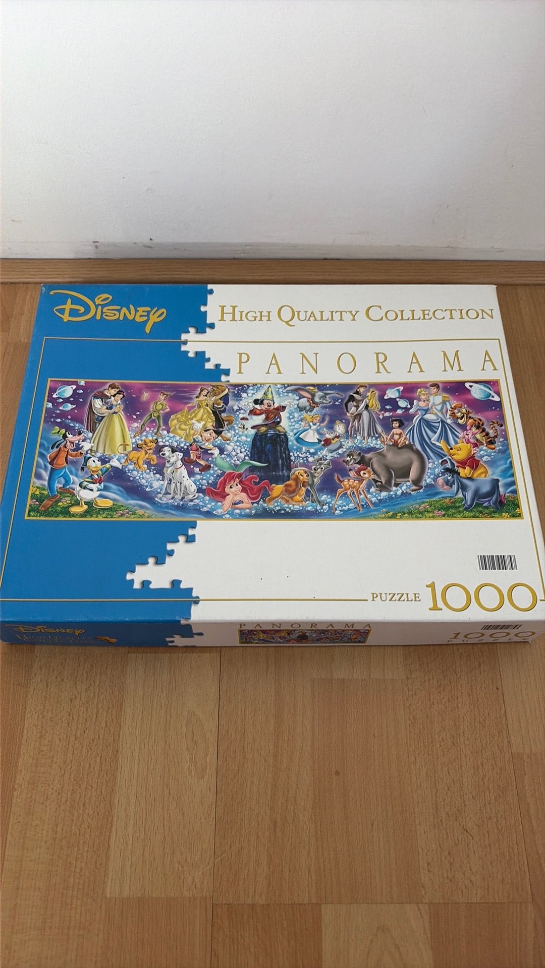 Puzzel 1000 stukjes Disney panorama, Ophalen of Verzenden, 500 t/m 1500 stukjes, Gebruikt